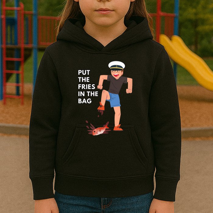 Put The Fries In The Bag Josh Block Wots Kids Hoodie
