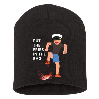 Put The Fries In The Bag Josh Block Wots Short Acrylic Beanie