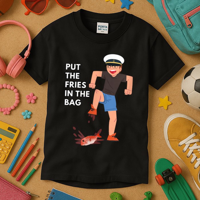 Put The Fries In The Bag Josh Block Wots Kids T-Shirt