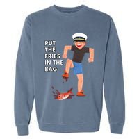 Put The Fries In The Bag Josh Block Wots Garment-Dyed Sweatshirt