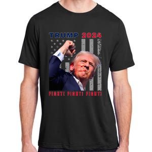 President Trump Fight! Fight! Fight! Maga Usa Stand United Adult ChromaSoft Performance T-Shirt