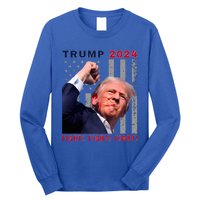 President Trump Fight! Fight! Fight! Maga Usa Stand United Long Sleeve Shirt