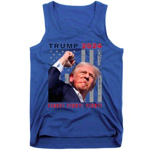 President Trump Fight! Fight! Fight! Maga Usa Stand United Tank Top