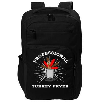 Professional Turkey Fryer Frying Thanksgiving Impact Tech Backpack