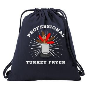 Professional Turkey Fryer Frying Thanksgiving Drawstring Bag