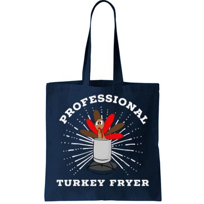 Professional Turkey Fryer Frying Thanksgiving Tote Bag