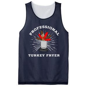 Professional Turkey Fryer Frying Thanksgiving Mesh Reversible Basketball Jersey Tank