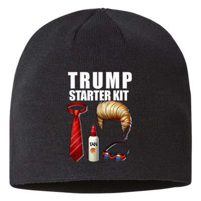 President Trump For Halloween Or Birthday Present Sustainable Beanie