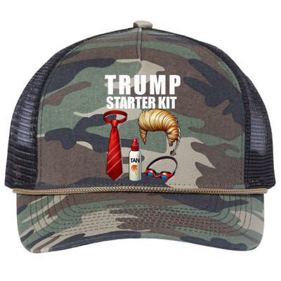 President Trump For Halloween Or Birthday Present Retro Rope Trucker Hat Cap