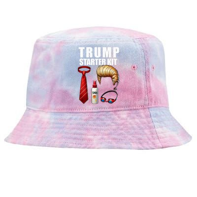 President Trump For Halloween Or Birthday Present Tie-Dyed Bucket Hat