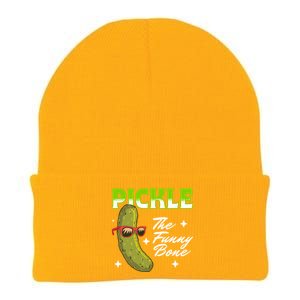 Pickle The Funny Bone Pickles Lover Gift Knit Cap Winter Beanie