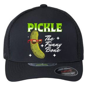 Pickle The Funny Bone Pickles Lover Gift Flexfit Unipanel Trucker Cap