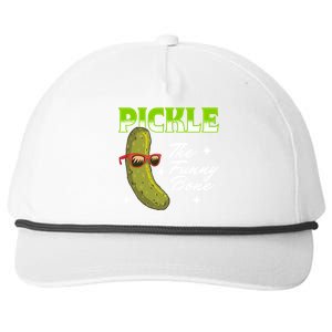 Pickle The Funny Bone Pickles Lover Gift Snapback Five-Panel Rope Hat