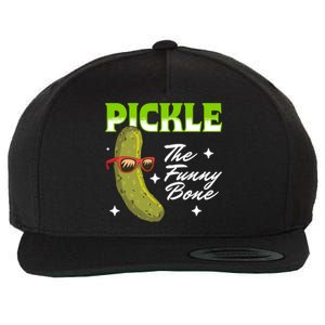 Pickle The Funny Bone Pickles Lover Gift Wool Snapback Cap