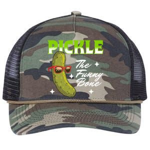 Pickle The Funny Bone Pickles Lover Gift Retro Rope Trucker Hat Cap