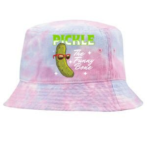 Pickle The Funny Bone Pickles Lover Gift Tie-Dyed Bucket Hat