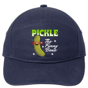 Pickle The Funny Bone Pickles Lover Gift 7-Panel Snapback Hat