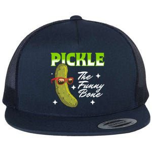 Pickle The Funny Bone Pickles Lover Gift Flat Bill Trucker Hat