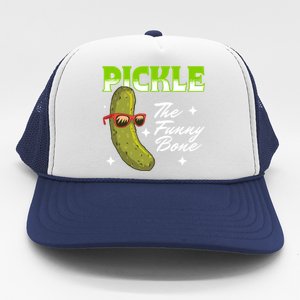 Pickle The Funny Bone Pickles Lover Gift Trucker Hat