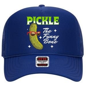 Pickle The Funny Bone Pickles Lover Gift High Crown Mesh Back Trucker Hat