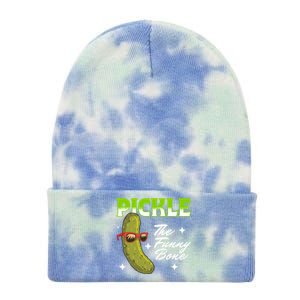 Pickle The Funny Bone Pickles Lover Gift Tie Dye 12in Knit Beanie