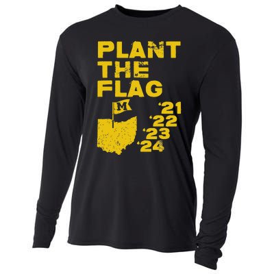 Plant The Flag 21 22 23 24 Michigan Cooling Performance Long Sleeve Crew