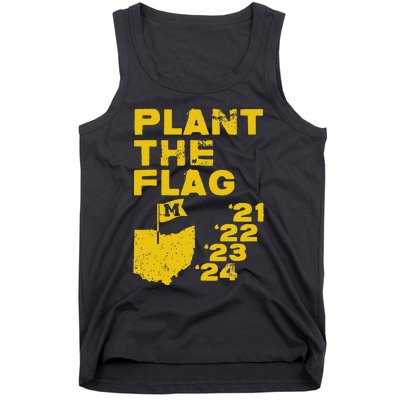 Plant The Flag 21 22 23 24 Michigan Tank Top