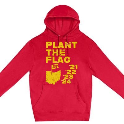 Plant The Flag 21 22 23 24 Michigan Premium Pullover Hoodie