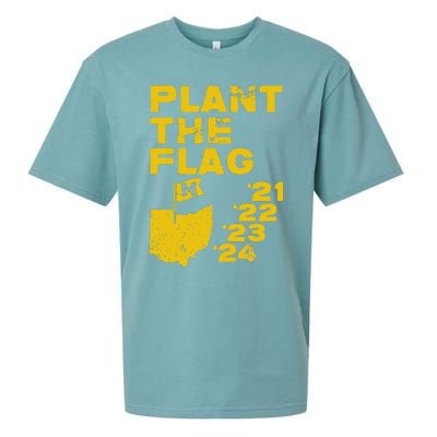 Plant The Flag 21 22 23 24 Michigan Sueded Cloud Jersey T-Shirt