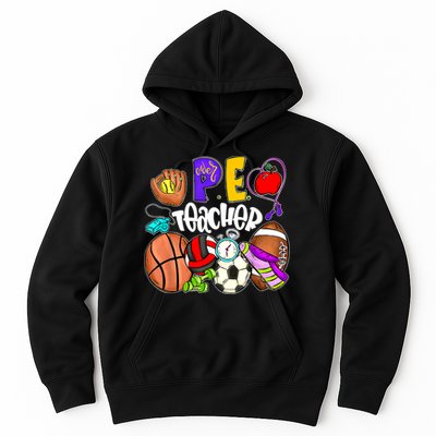 PE Teacher Funny Physical Education Teacher Back To School Hoodie