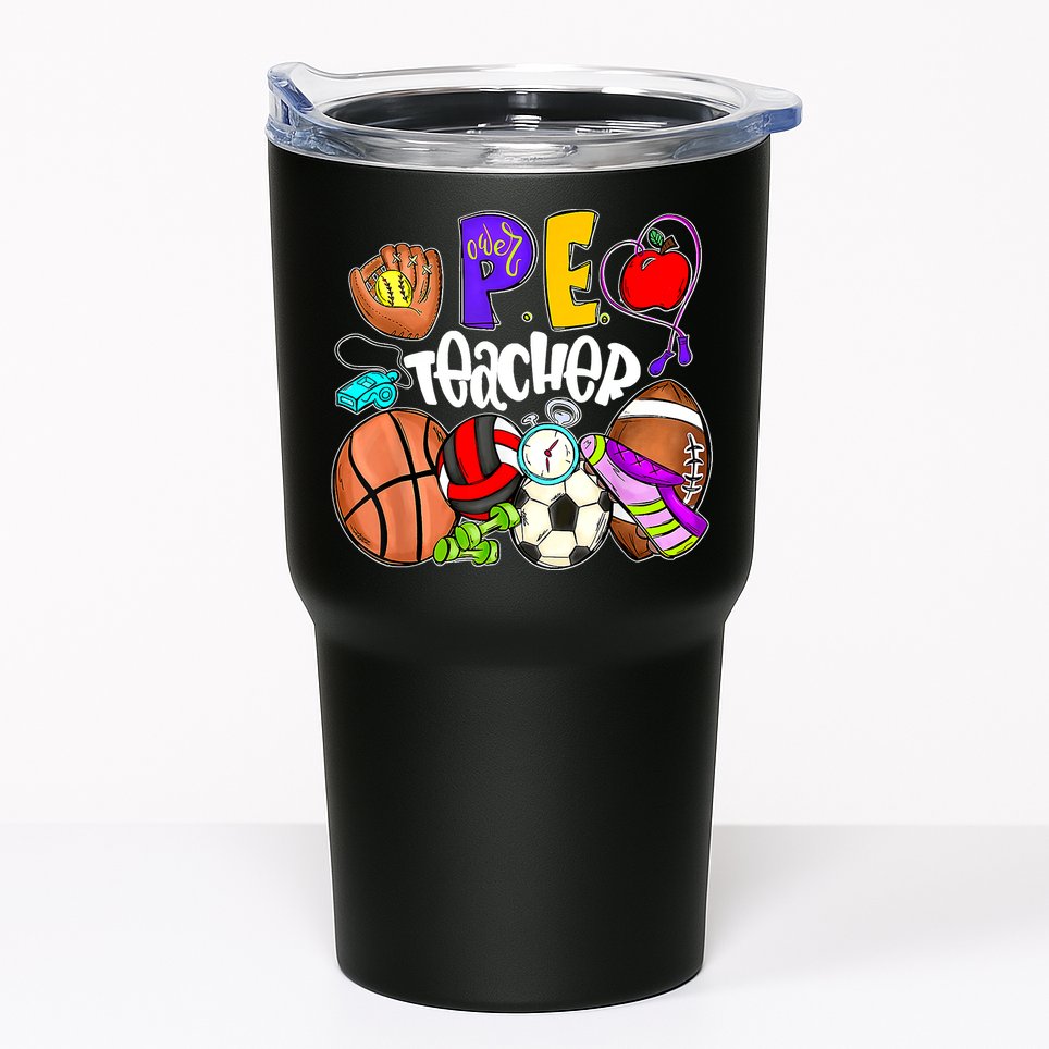 PE Teacher Funny Physical Education Teacher Back To School Tumbler