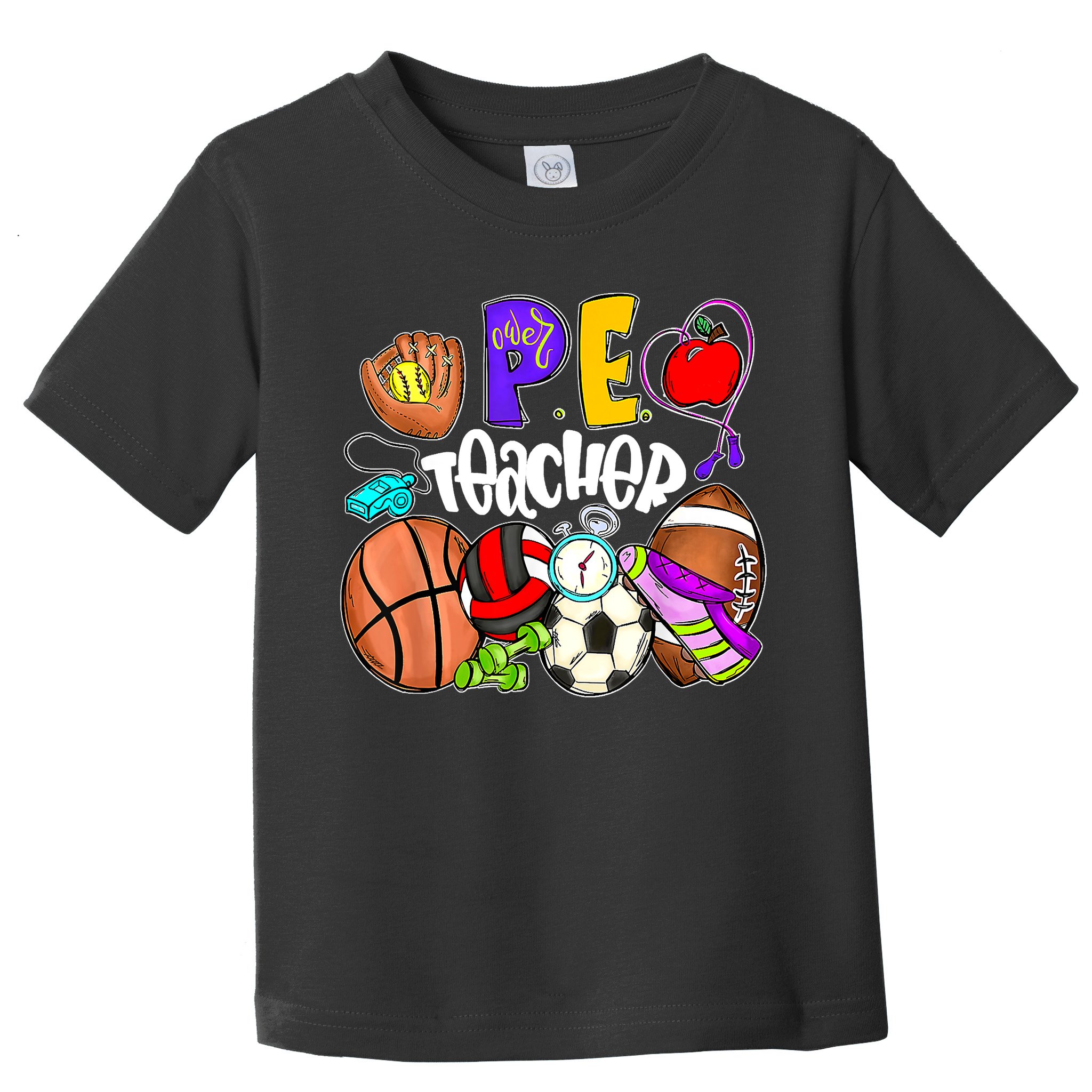 PE Teacher Funny Physical Education Teacher Back To School Toddler T-Shirt