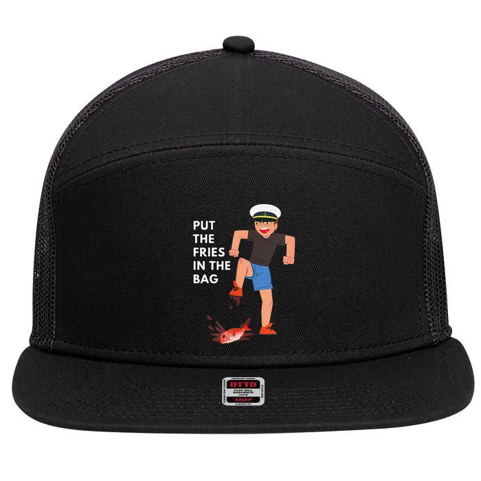 Put The Fries In The Bag Josh Block Wots 7 Panel Mesh Trucker Snapback Hat