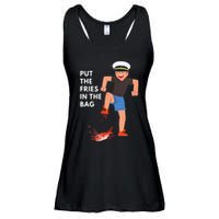 Put The Fries In The Bag Josh Block Wots Ladies Essential Flowy Tank
