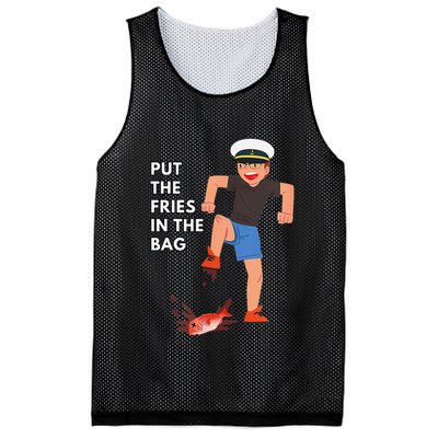 Put The Fries In The Bag Josh Block Wots Mesh Reversible Basketball Jersey Tank