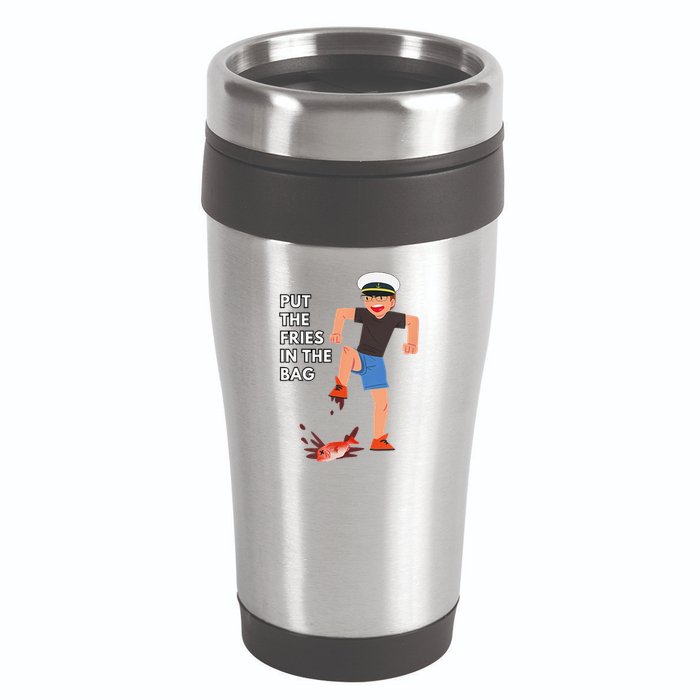 Put The Fries In The Bag Josh Block Wots 16oz Travel Tumbler
