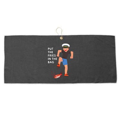 Put The Fries In The Bag Josh Block Wots Large Microfiber Waffle Golf Towel