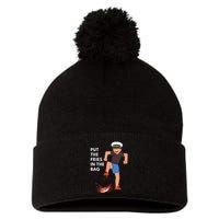 Put The Fries In The Bag Josh Block Wots Pom Pom 12in Knit Beanie