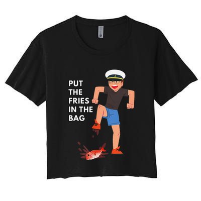 Put The Fries In The Bag Josh Block Wots Crop Top