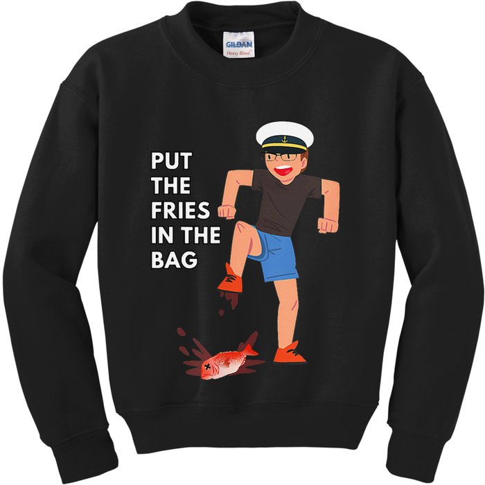 Put The Fries In The Bag Josh Block Wots Kids Sweatshirt
