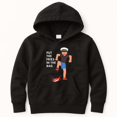 Put The Fries In The Bag Josh Block Wots Kids Hoodie