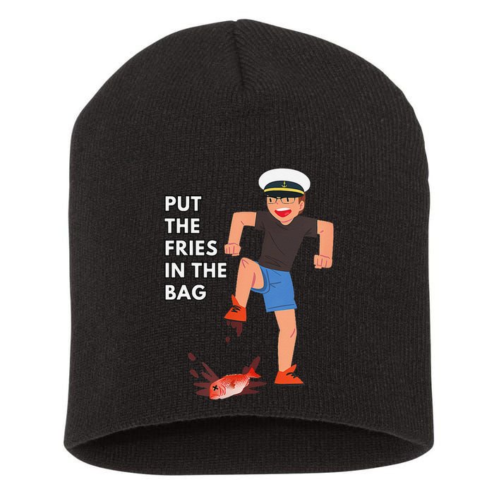 Put The Fries In The Bag Josh Block Wots Short Acrylic Beanie