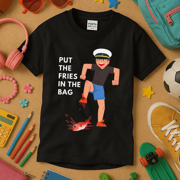Put The Fries In The Bag Josh Block Wots Kids T-Shirt
