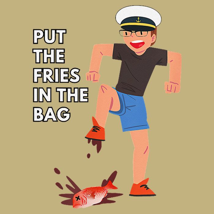 Put The Fries In The Bag Josh Block Wots Button