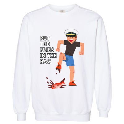 Put The Fries In The Bag Josh Block Wots Garment-Dyed Sweatshirt