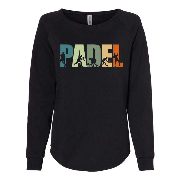 Padel Tennis Funny Padel Players Womens California Wash Sweatshirt