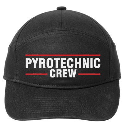 Pyrotechnician Trupp Fireworks Bangers Pyrotechnician Pyromans 7-Panel Snapback Hat