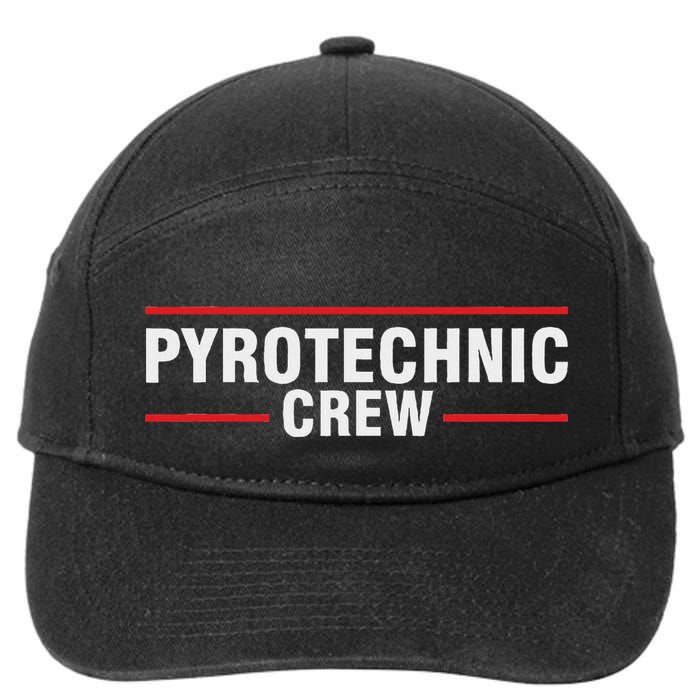 Pyrotechnician Trupp Fireworks Bangers Pyrotechnician Pyromans 7-Panel Snapback Hat