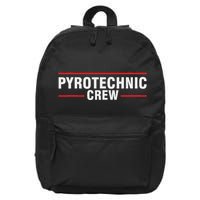 Pyrotechnician Trupp Fireworks Bangers Pyrotechnician Pyromans 16 in Basic Backpack