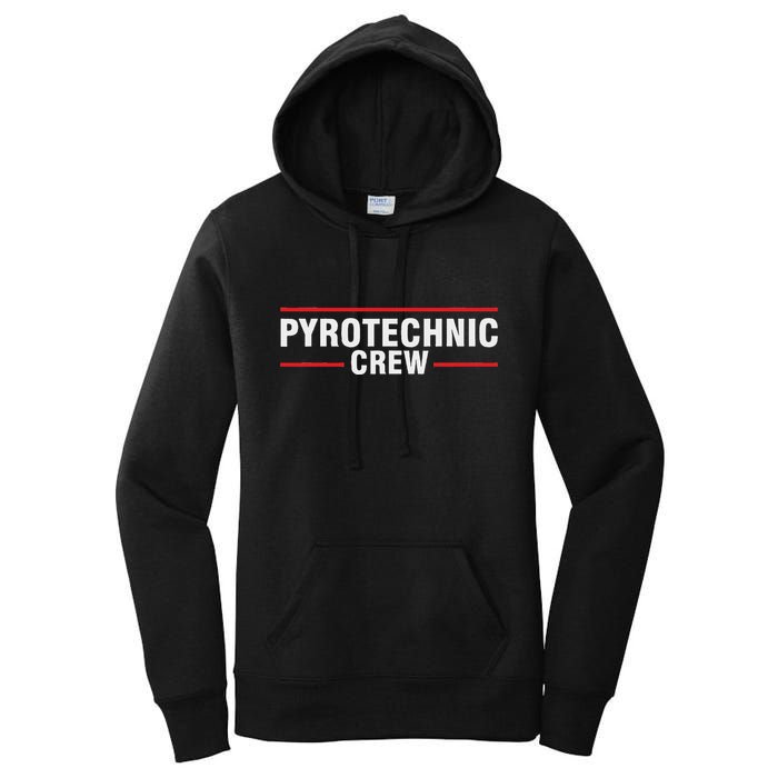 Pyrotechnician Trupp Fireworks Bangers Pyrotechnician Pyromans Women's Pullover Hoodie